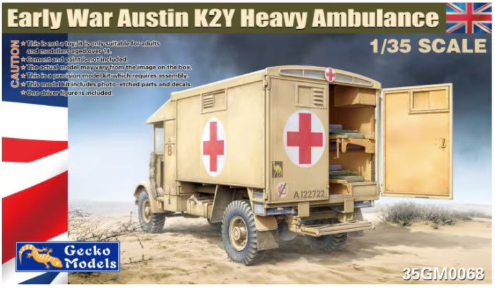 Gecko Models 1/35 Early War British Army Heavy Ambulance (35GM0068)
