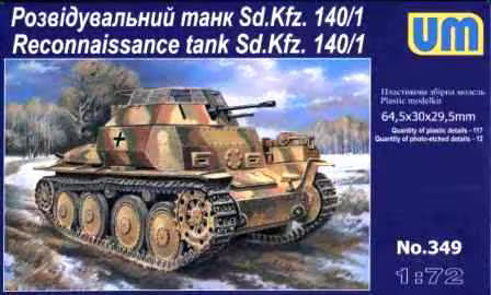 UM 1/72 Reconnaissance tank Sd.Kfz. 140/1 (349)