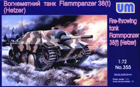 UM 1/72 Fire-throwing tank Flammpanzer 38(t) (Hetzer) (355)