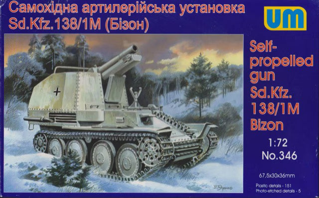 UM 1/72 Self-propelled gun Sd.Kfz. 138/1M Bizon (346)