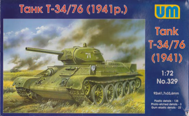 UM 1/72 Tank T-34/76 (1941) (329)