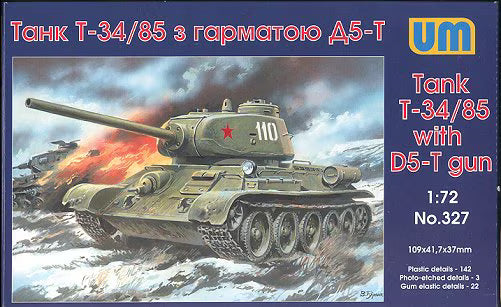 UM 1/72 Tank T-34/85 with D5-T gun (327)