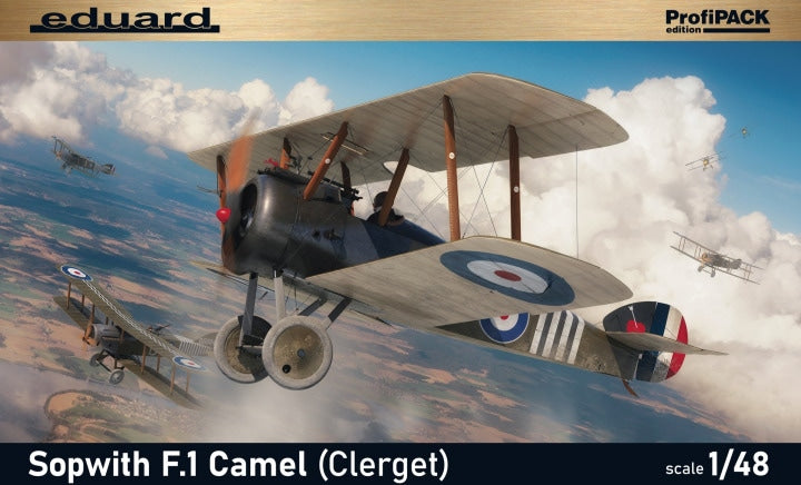Eduard 1/48 ProfiPACK Sopwith F.1 Camel (Clerget) (82172) — New — image 1 of 8