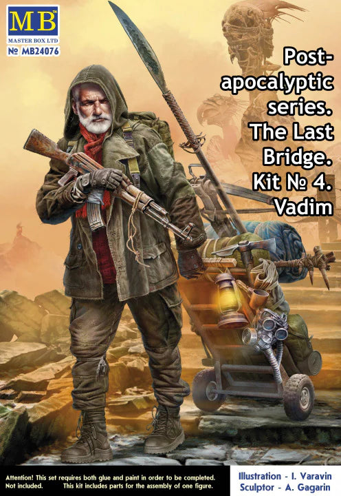 Master Box Ltd 1/24 Pоst-apocalyptic series. The Last Bridge. Kit No 4. Vadim (MB24076)