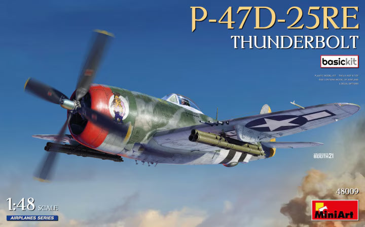 MiniArt 1/48 P-47D-25RE Thunderbolt Basic Kit (48009)