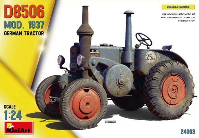 MiniArt 1/24 D8506 MOD. 1937 German Tractor (24003)