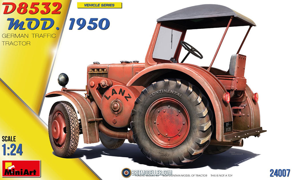 MiniArt 1/24 D8532 MOD. 1950 German Traffic Tractor (24007)