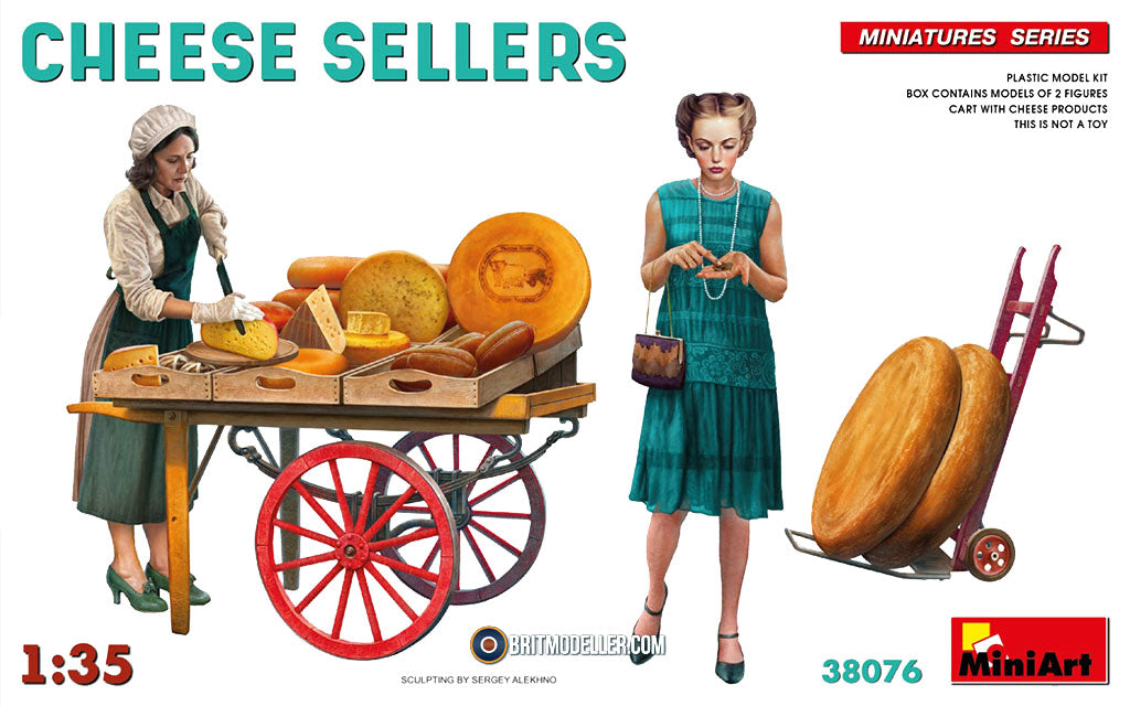 MiniArt 1/35 Miniature Series Cheese Sellers (38076)
