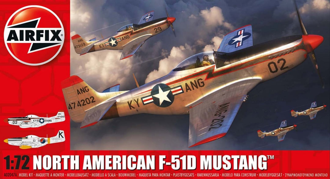 Airfix 1/72 North American F-51D Mustang (A02047A)