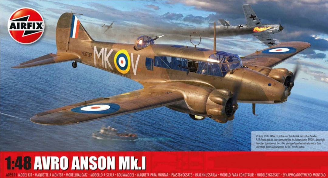 Airfix 1/48 Avro Anson Mk.I A09191)