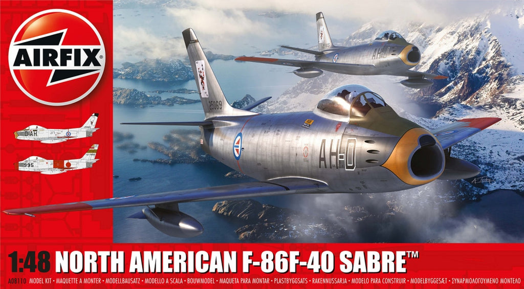 Airfix 1/48 North American F-86F-40 Sabre (A08110) — New — image 1 of 8