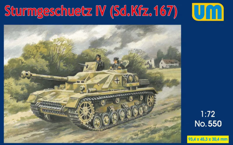 UM 1/72 Sturmgeschütz IV (Sd.Kfz. 167) (550)