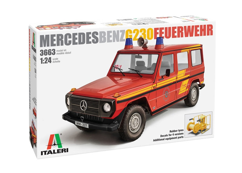 Italeri 1/24 Mercedes Benz G230 Feuerwehr (3663)