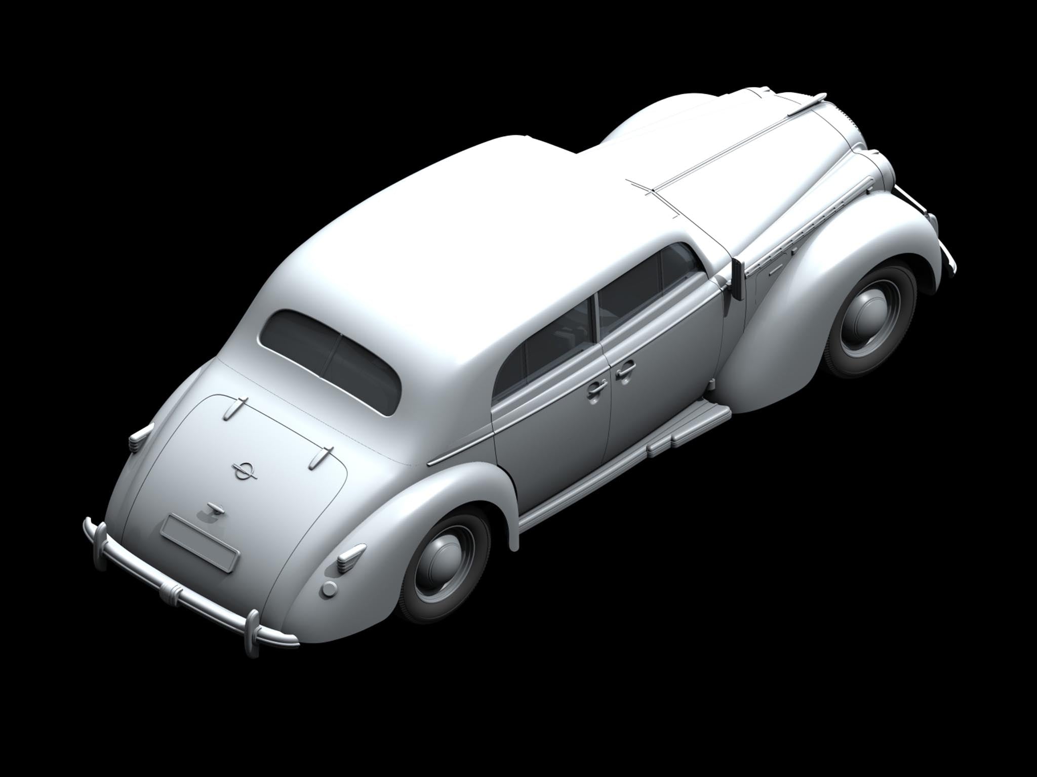 ICM 1/24 Admiral Saloon WWII German Passenger Car (24023)