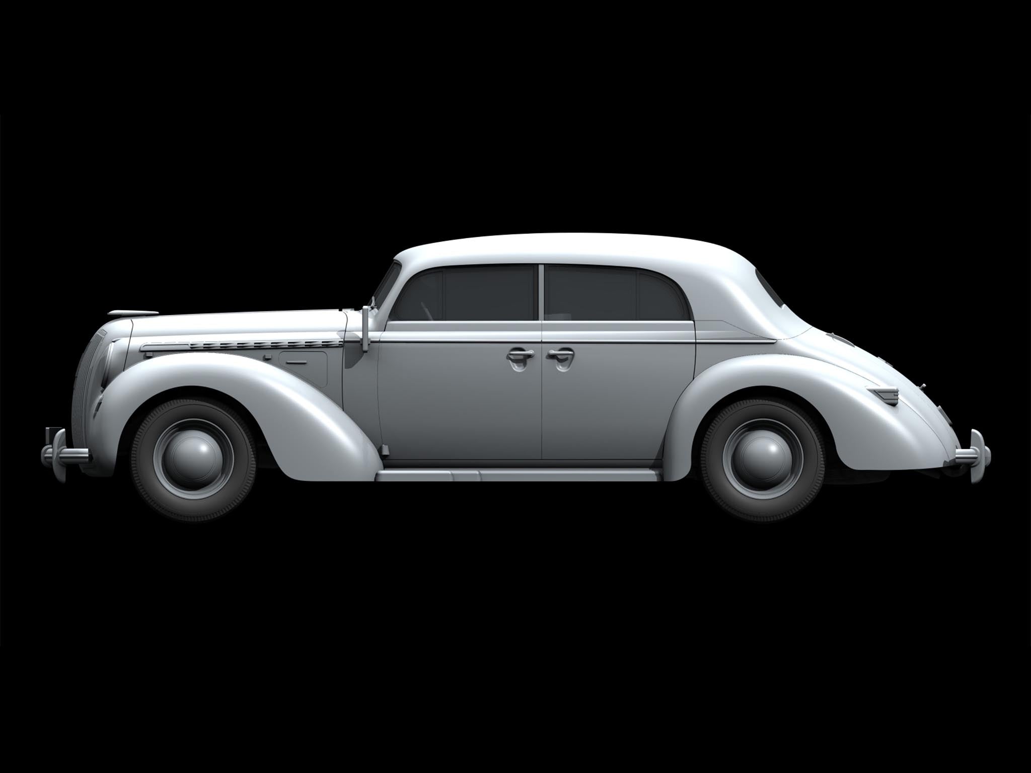 ICM 1/24 Admiral Saloon WWII German Passenger Car (24023)