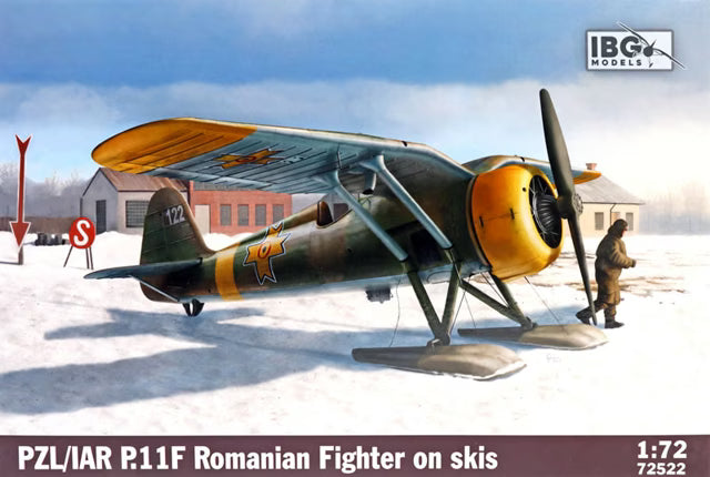 IBG 1/72 PZL/IAR P.11F Romanian Fighter on skis (72522)
