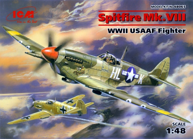 ICM 1/48 Spitfire Mk.VIII WWII USAAF Fighter (48065)