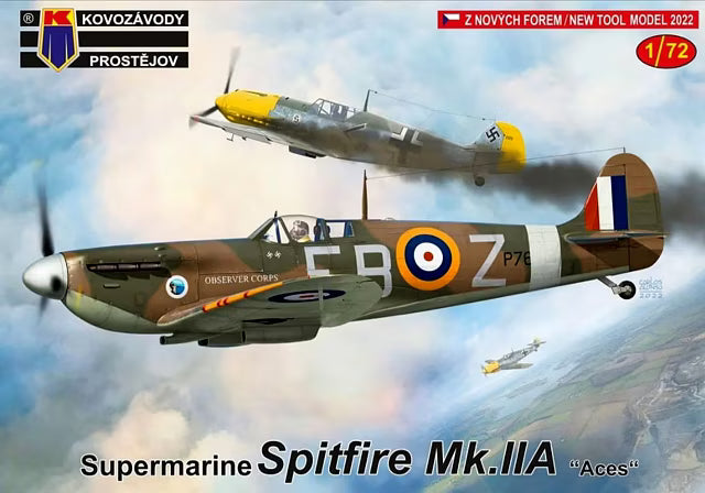 KP MODELS 1/72  Supermarine Spitfire Mk.IIA "Aces" (KPM0306)