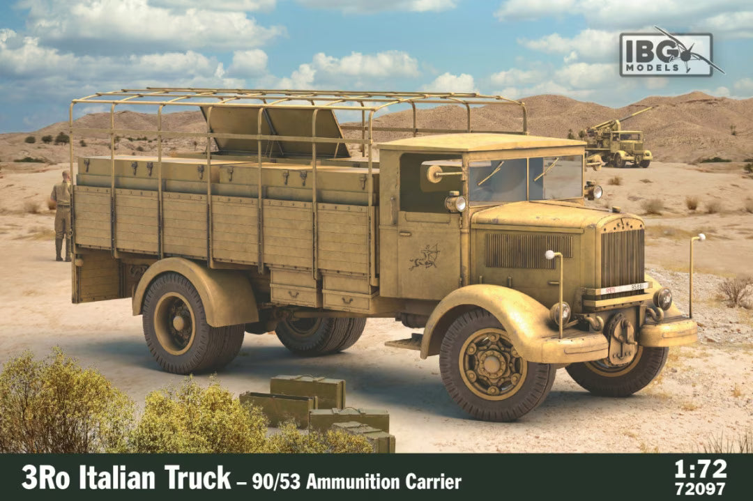 IBG 1/72  Italian 3Ro Truck - 90/53 Ammunition Carrier (72097)