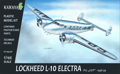 Karaya 1/144 Lockheed L-10 Electra PLL "LOT" 1936-39 (144-30)