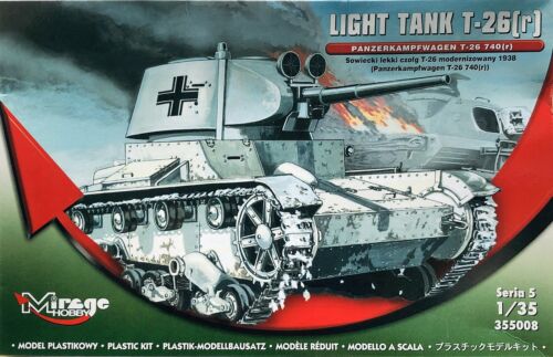 Mirage Hobby 1/35 Light Tank T-26(r) Panzerkampfwagen T-26 740(r) (355008)