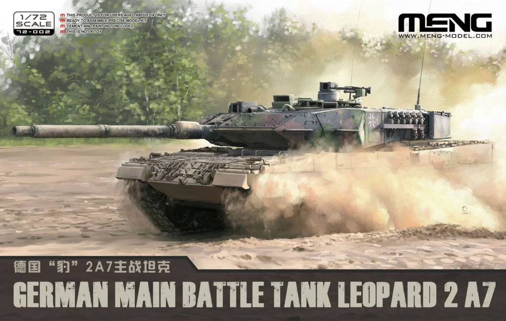 Meng 1/72 German Main Battle Tank Leopard 2 A7 (72-002)