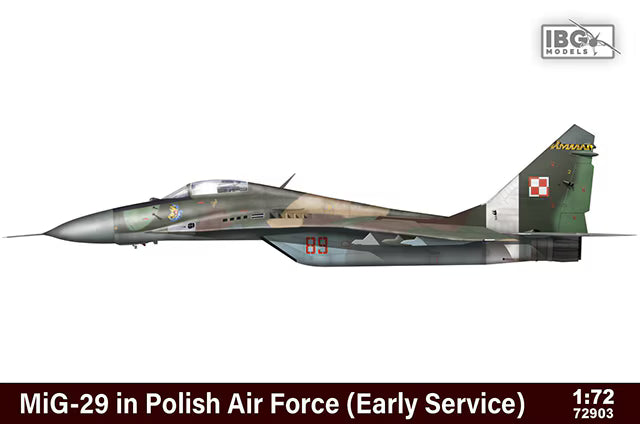 IBG 1/72 MiG-29 in Polish Air Force (Early Service) Limited Edition (72903)