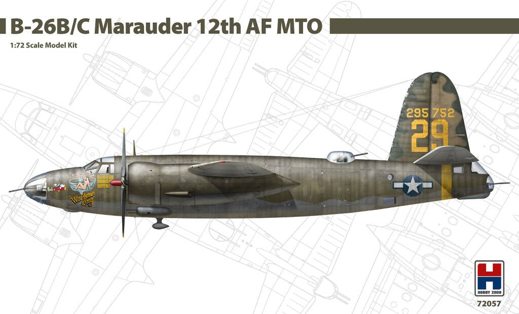 Hobby 2000 1/72 B-26 B/C Marauder 12th AF MTO (72057)