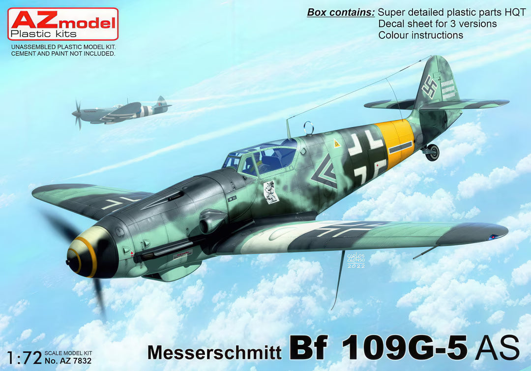 AZmodel 1/72 Messerschmitt Bf 109G-5 AS (AZ 7832)