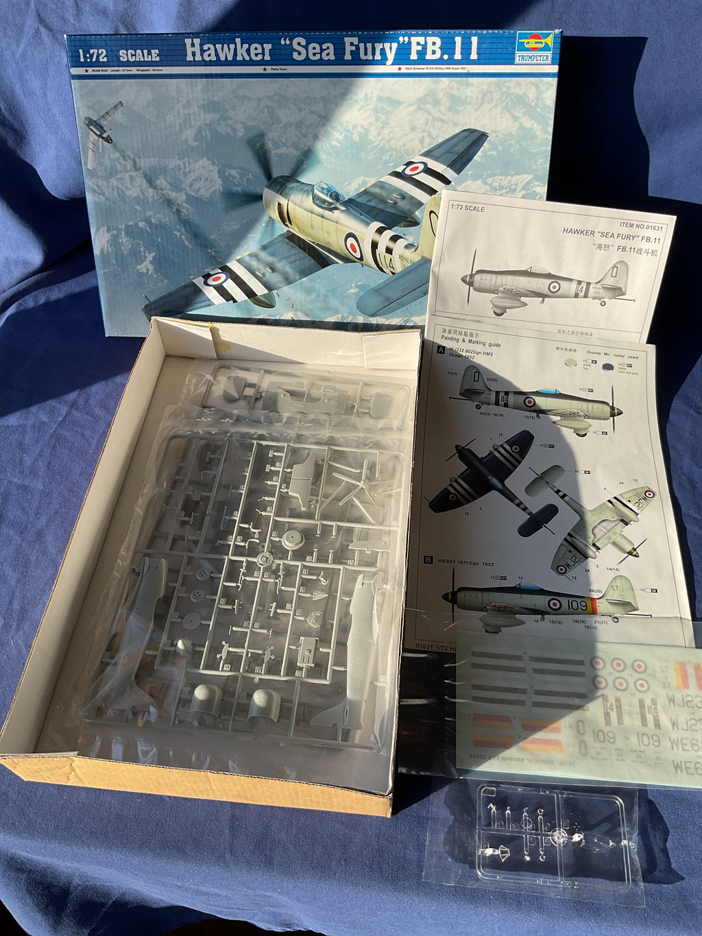 Trumpeter 1/72  Hawker "Sea Fury" FB.11 (01631)