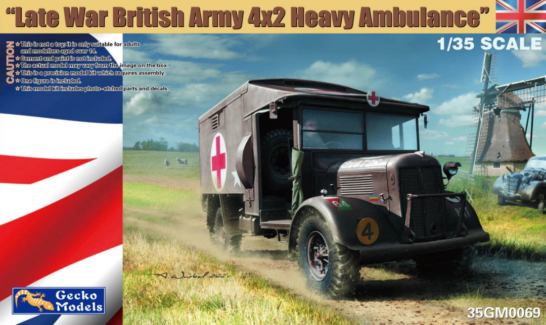 Gecko 1/35  Late War British Army 4x2 Heavy Ambulance 35GM0069