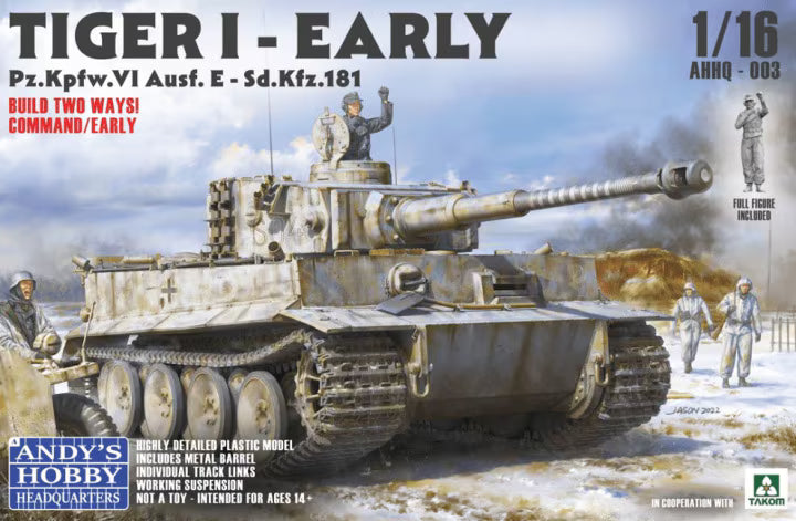 Andy's Hobby Headquarters 1/16 Tiger I Early Pz.Kpfw.VI Ausf. E (AHHQ-003)