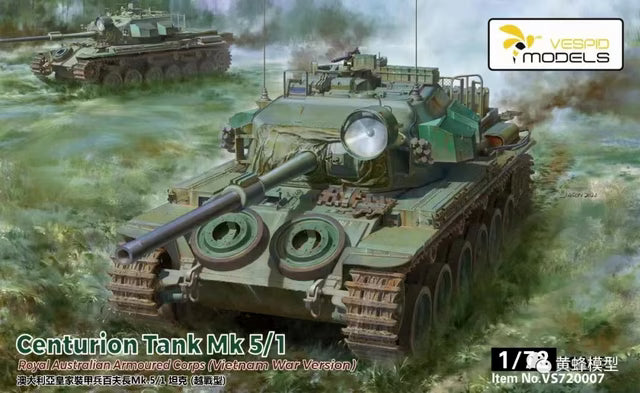 Vespid Models 1/72 Centurion Tank Mk 5/1 Royal Australian Armoured Corps (Vietnam War) (VS720007)