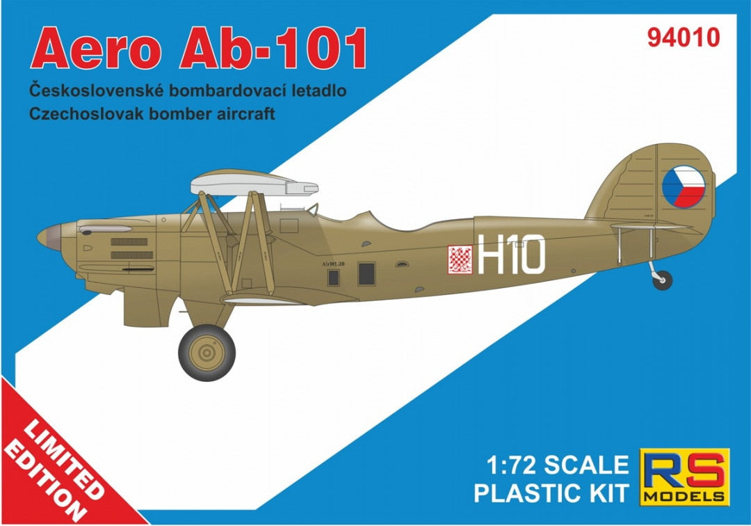 RS Models 1/72 Aero Ab-101 Czechoslovak Bomber Aircraft Limited Edition (94010)