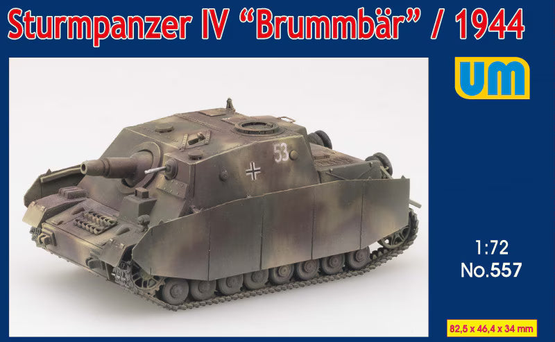 UM 1/72 Sd.Kfz. 166 Sturmpanzer IV ’Brummbär‘ (557)