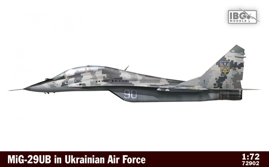 IBG 1/72  MiG-29UB in Ukrainian Air Force Limited Edition (72902)