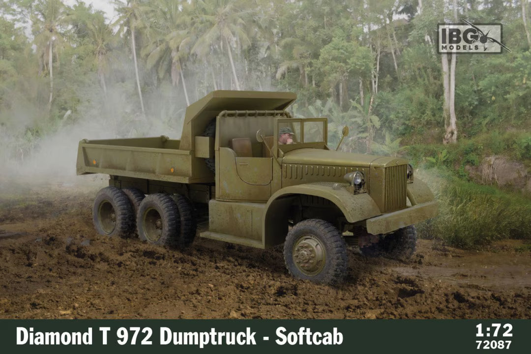 IBG 1/72  Diamond T 972 Dumptruck Softcab (72087)