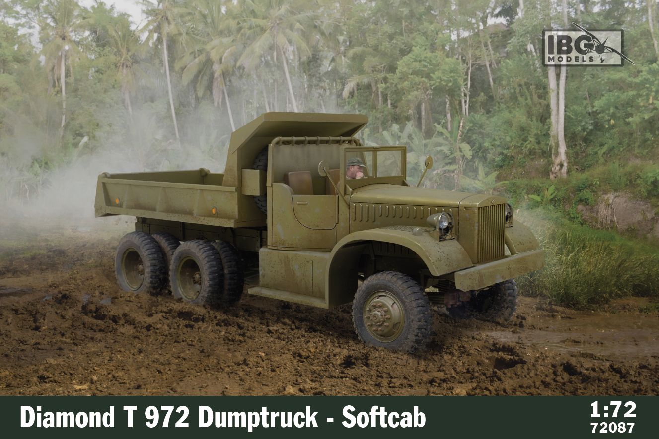IBG 1/72 Diamond T 972 Dumptruck - Softcab (72087)
