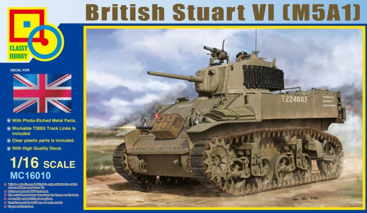 Classy Model 1/16 British Stuart VI (M5A1) (MC16010)