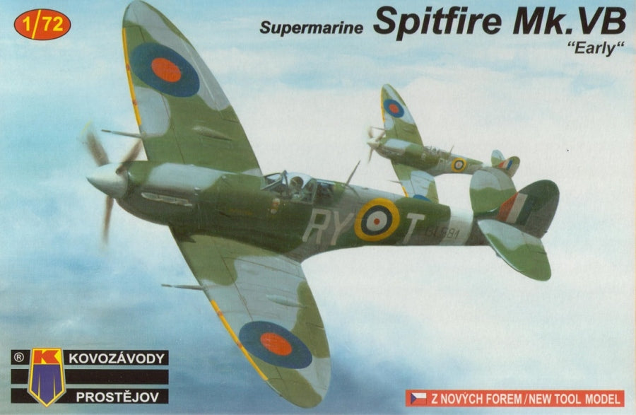 KP Models 1/72 Supermarine Spitfire Mk.VB Cz. (KPM0058) — New — Aircraft, Military