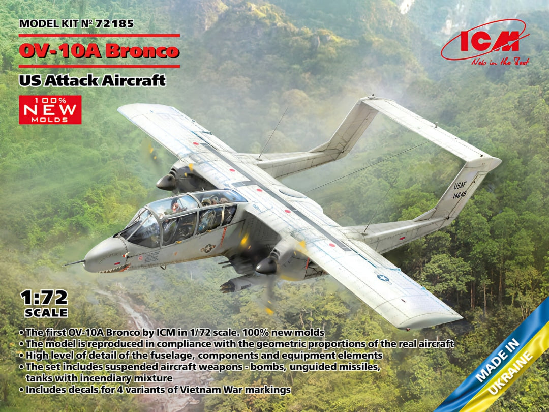 ICM 1/72  OV-10А Bronco US Attack Aircraft (72185)