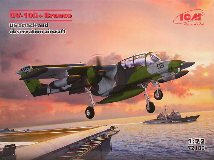 ICM 1/72 OV-10D+ Bronco US attack and observation aircraft (72186)