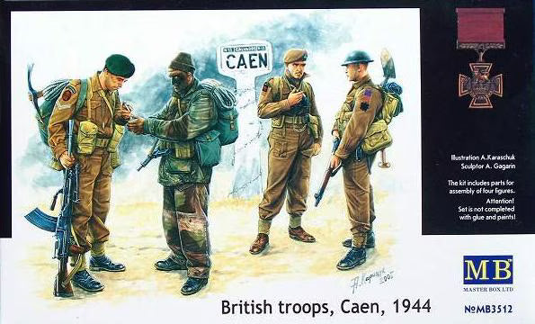 Master Box Ltd 1/35 British Troops, Caen, 1944 (MB3512)