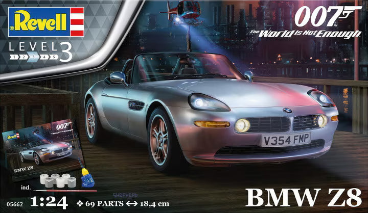 Revell 1/24 Starter Gift Set BMW Z8 007 The World Is Not Enough (05662)