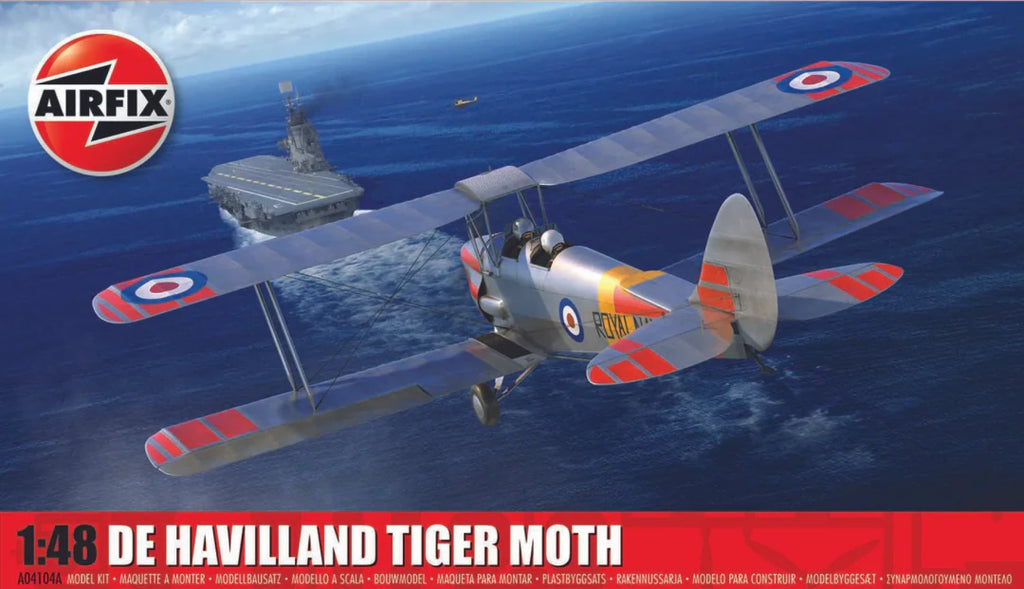 Airfix 1/48 De Havilland Tiger Moth (A04104A)