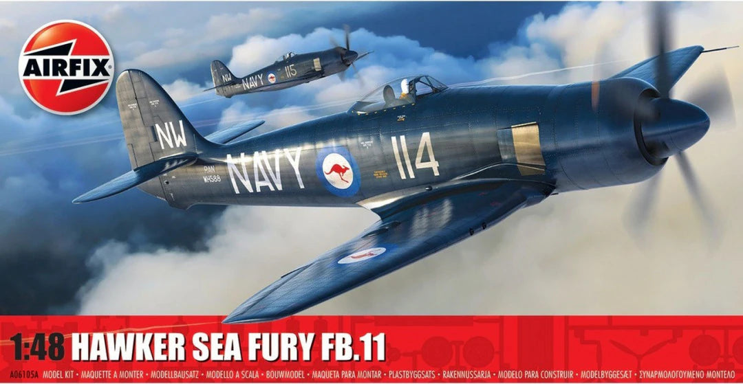 Airfix 1/48  Hawker Sea Fury FB.11 (A06105A)