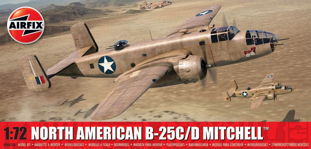 Airfix 1/72 North American B-25C/D Mitchell (A06015A)