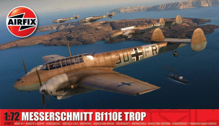 Airfix 1/72 Messerschmitt Bf110E Trop (A03081A)