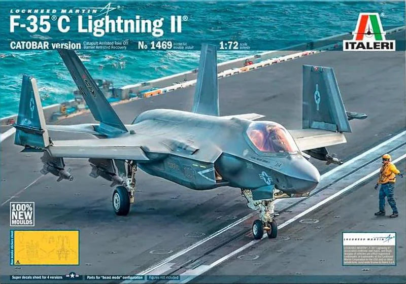 Italeri 1/72 Lockheed Martin F-35C Lightning II CATOBAR version (1469)