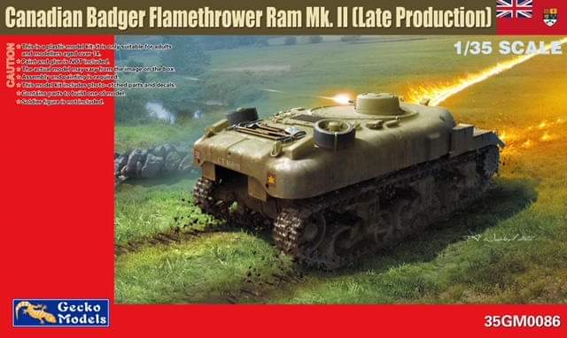 Gecko 1/35  Canadian Badger Flamethrower Ram Mk. II (Late Production) (35GM0086)
